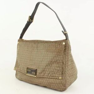 FENDI | NWOT Zucchino Mama Forever Baguette Bag